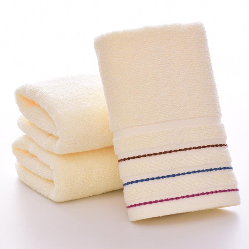 

Однотонное полотенце для умывания из чистого хлопка для взрослых, утолщенное, мягкое, хорошо впитывающее воду, гостиничный подарок, подарок 75 * 35Cm