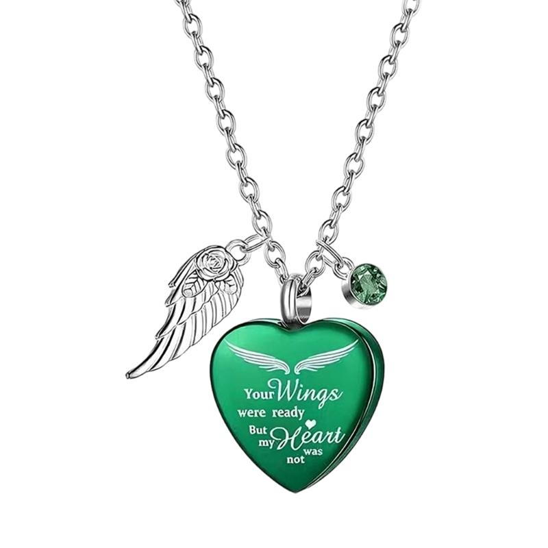 Sentimental Pet Memorial Pendant Necklace for Departed Pet Loss Remembrances Cremation Jewelry for Emotion Suport