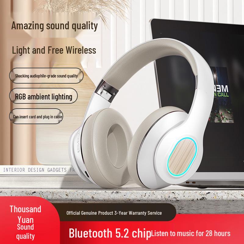 Over-Ear Wireless Bluetooth Headphones with Deep Bass for Sports & Gaming