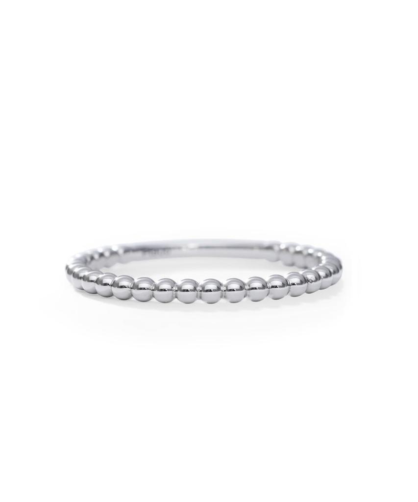 LEGAN Platinum Stackable Stag Size 14 Ring, Ball, PT900,