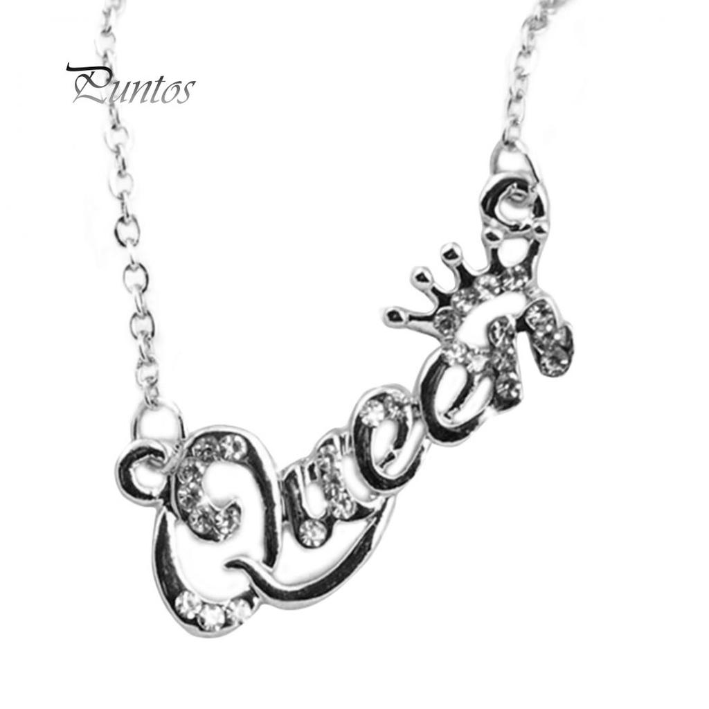 Buy Elegant Jewelry Letter Queen Shiny 