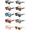 New Large Frame Square Sunglasses Women's Brand Designer Fashion Sun Glasses Men's Outdoor Driving Eyewear UV400