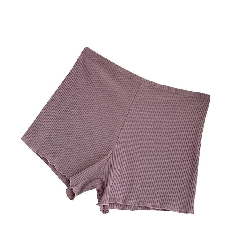 Women's Lightweight Ice Silk Anti-Exposure Seamless Ribbed Leggings - Versatile for Indoor & Outdoor Wear