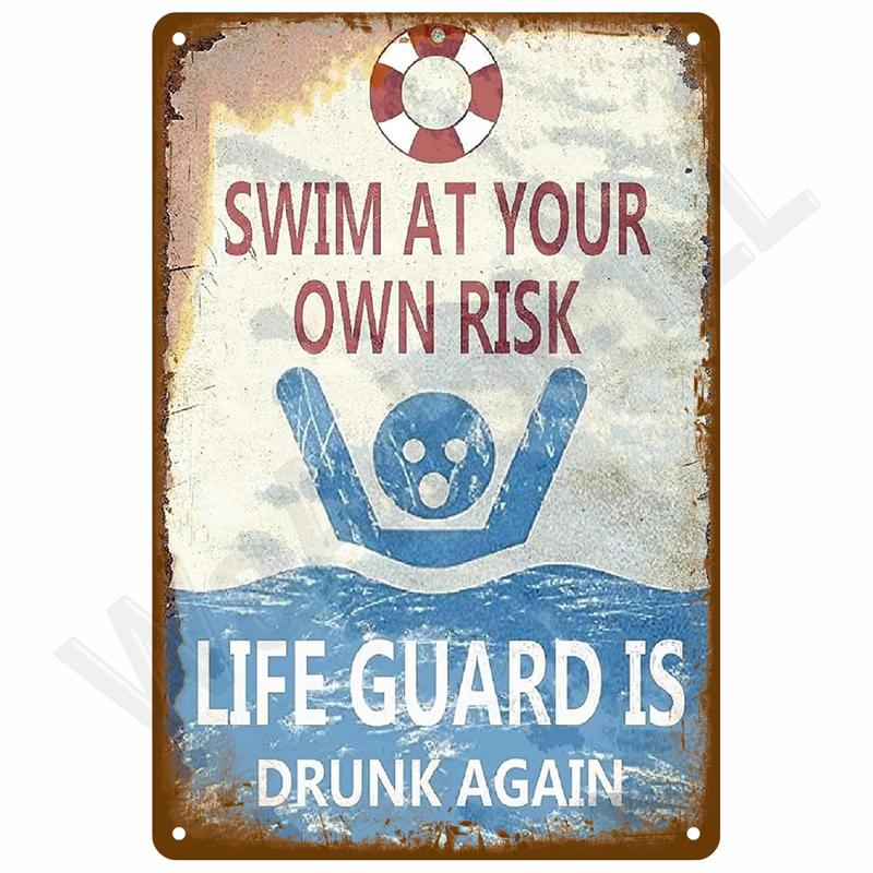 Vintage Tin Sign Home Decor Items Wall Decor Art Wall Mural Room Decoration Items Decor Men Retro Metal Sign Plate Bar Posters