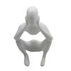 3D Printed Thinker Style Abstract Sculpture, Meditator Statue Collectible Figurines, Home Office Bookshelf Desktop Decor