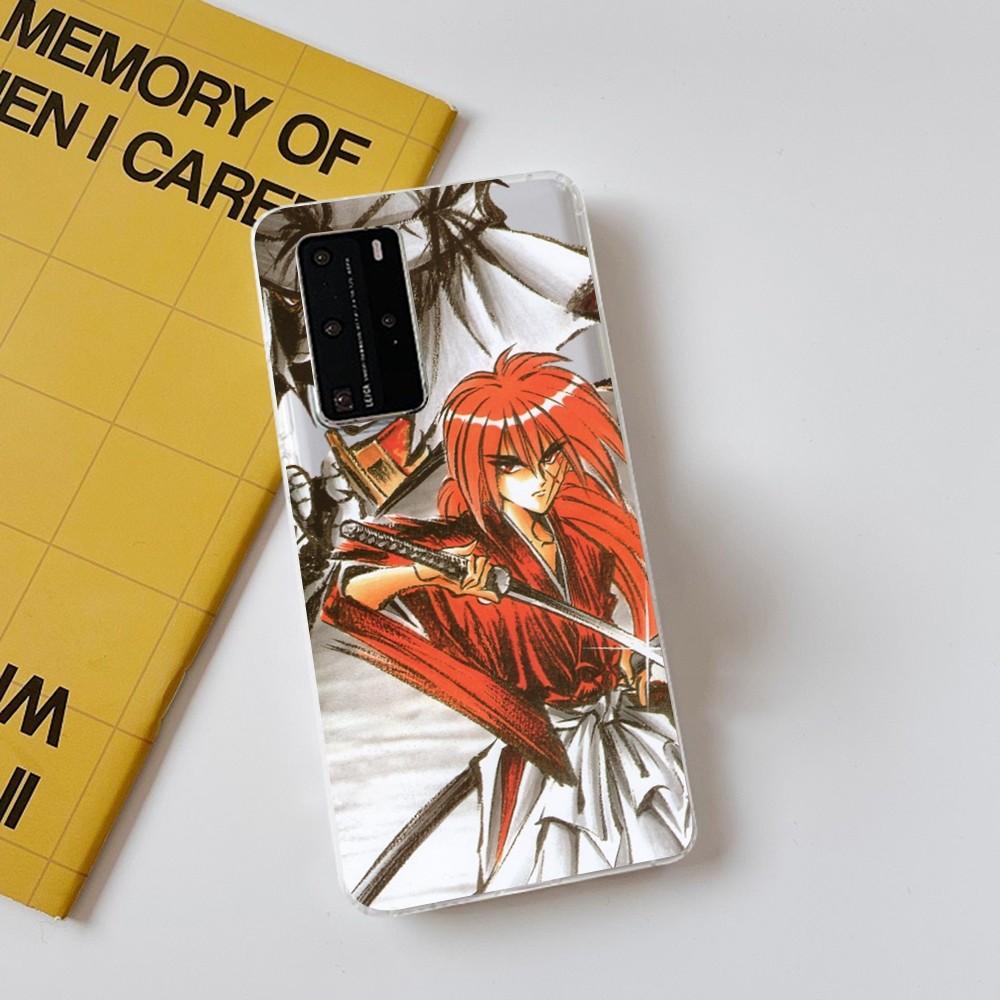 Rurouni Kenshin Anime Phone Case for Samsung S10 20 22 23 A10 40 for Xiaomi10 Note10 for Huawei P50 20 Honor60 70