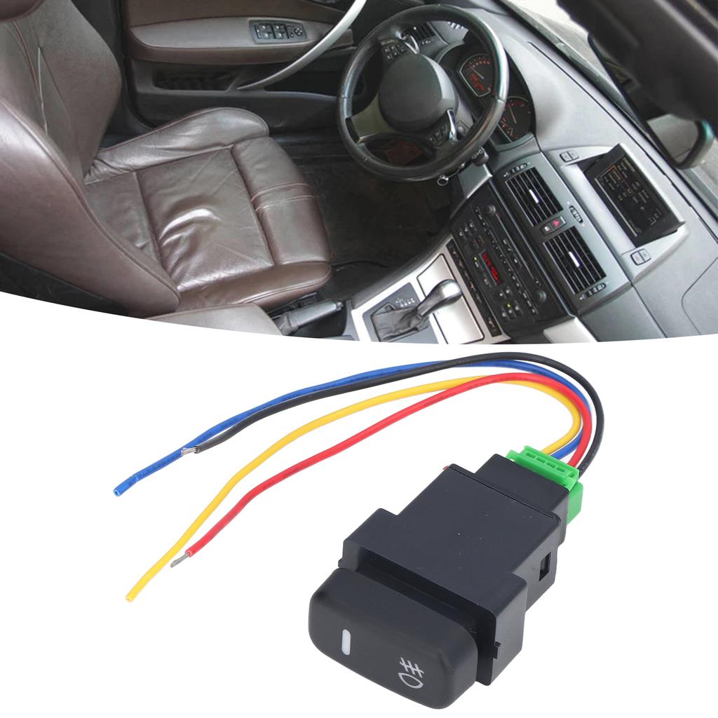 Foglight Switch ABS LED Fog Light Lamp Harness 12V Accessory for Car Modification