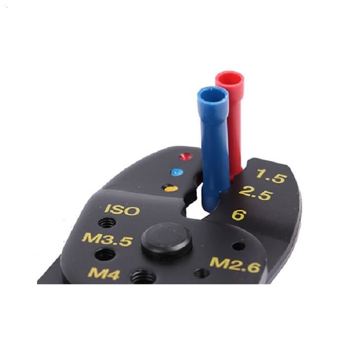 Crimpzangenkoffer mit Sortiment an Aderendhülsen