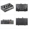 Douk Audio Karaoke Sound Mixer KTV Effect Reverb Microphone Preamplifier Home Audio DVD System Black