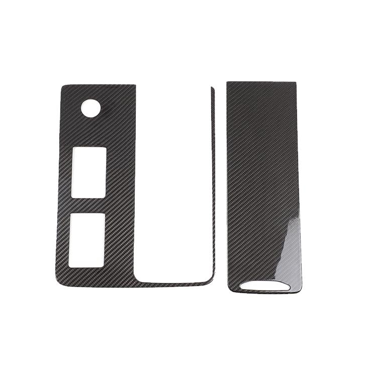 Carbon Fiber Car Interior Accessories for Land Rover Discovery 5 2021-2022 Center Console Gear Shift Panel Decorative Cover