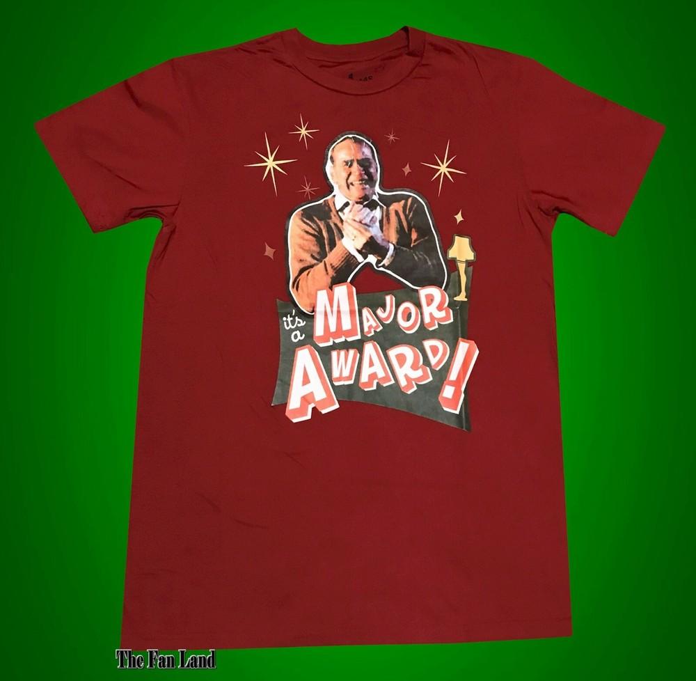 New A Christmas Story Its a Major Award Mens Vintage Unisex T-Shirt XXXXL