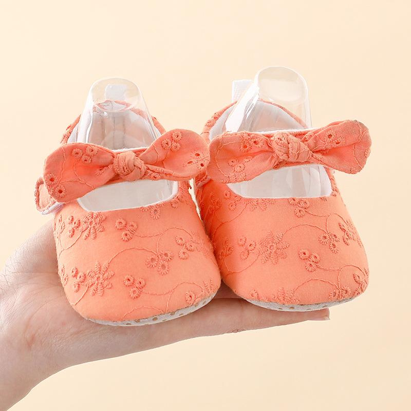 

Милый детский бант Весенние, летние и осенние детские туфли 0-1 год Обувь для малышей Туфли для девочек Детская модная обувь 14-11cm