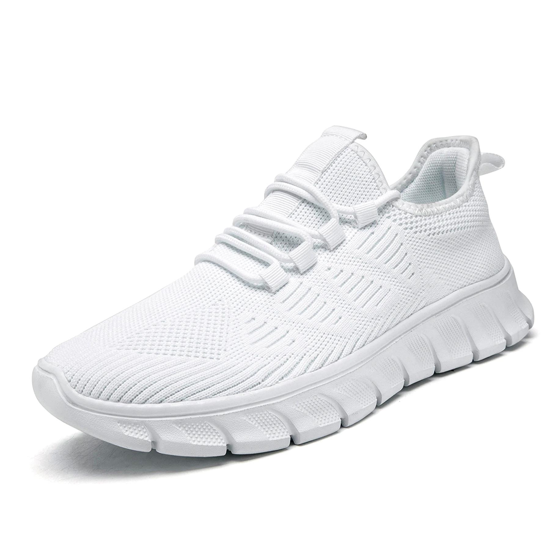 

модные мужские кроссовки для бега сверхлегкие дышащие теннисные противоскользящие повседневные кроссовки мягкие на шнуровке для ходьбы спортивная обувь Tenis Zapatos Hombre 46