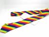 [F NODE] Necktie, Diagonal Stripe, Rainbow, Party, LGBT, 5cm wide