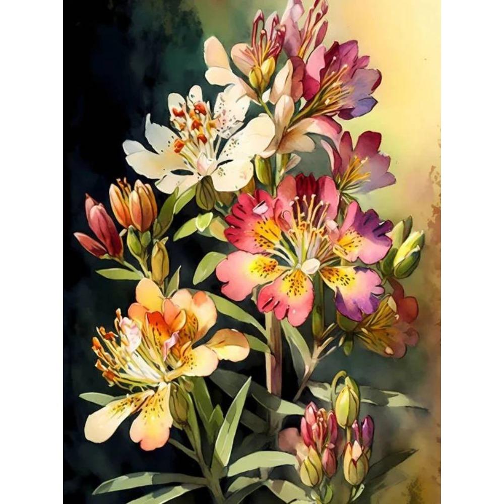 DIY Full Round Diamond Painting Cross Stitch 3D Animal Flower Home Decorative Art Style Diamond Painting 5d Diamond Art Painting