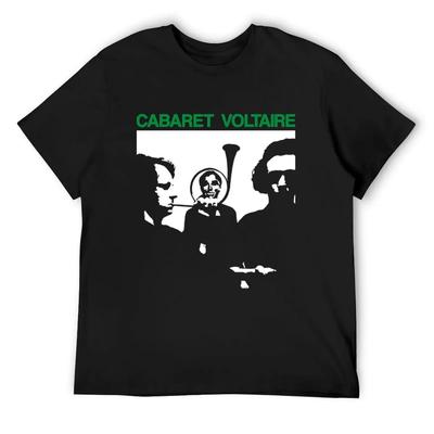 Cabaret Voltaire Tričko volná trička nové vydání nadměrné velikosti croswit tričko muž pánská bavlněná trička