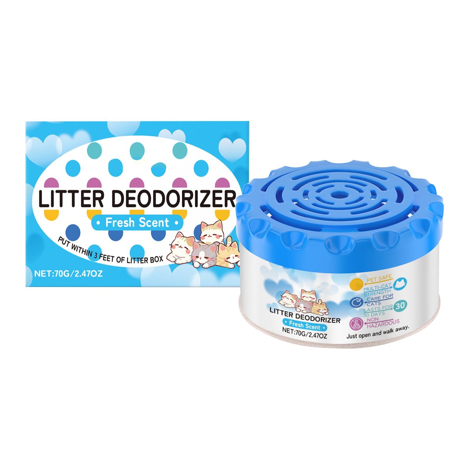 

Дезодорант для кошачьего туалета Fresh Scent Candy Cat Toilet Deodorant Gel Freshener, 70 г белый