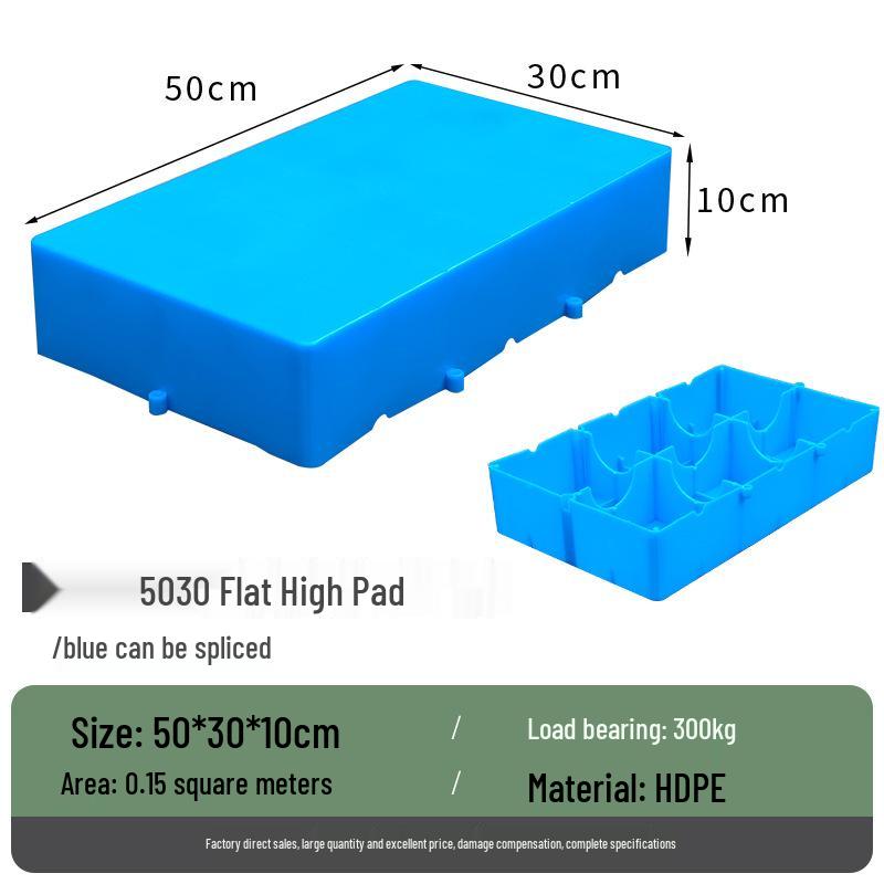 Moisture-Proof Plastic Pallet Pad for Warehouse, Pet, and Supermarket Floor.