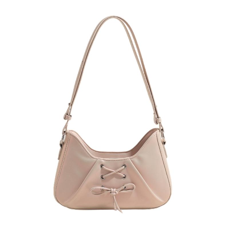 Damen PU Leder Schultertasche Mode Achseltasche Elegante Handtasche Plissierte Unterarmtasche Shopping Dating Tasche Knödel Tasche