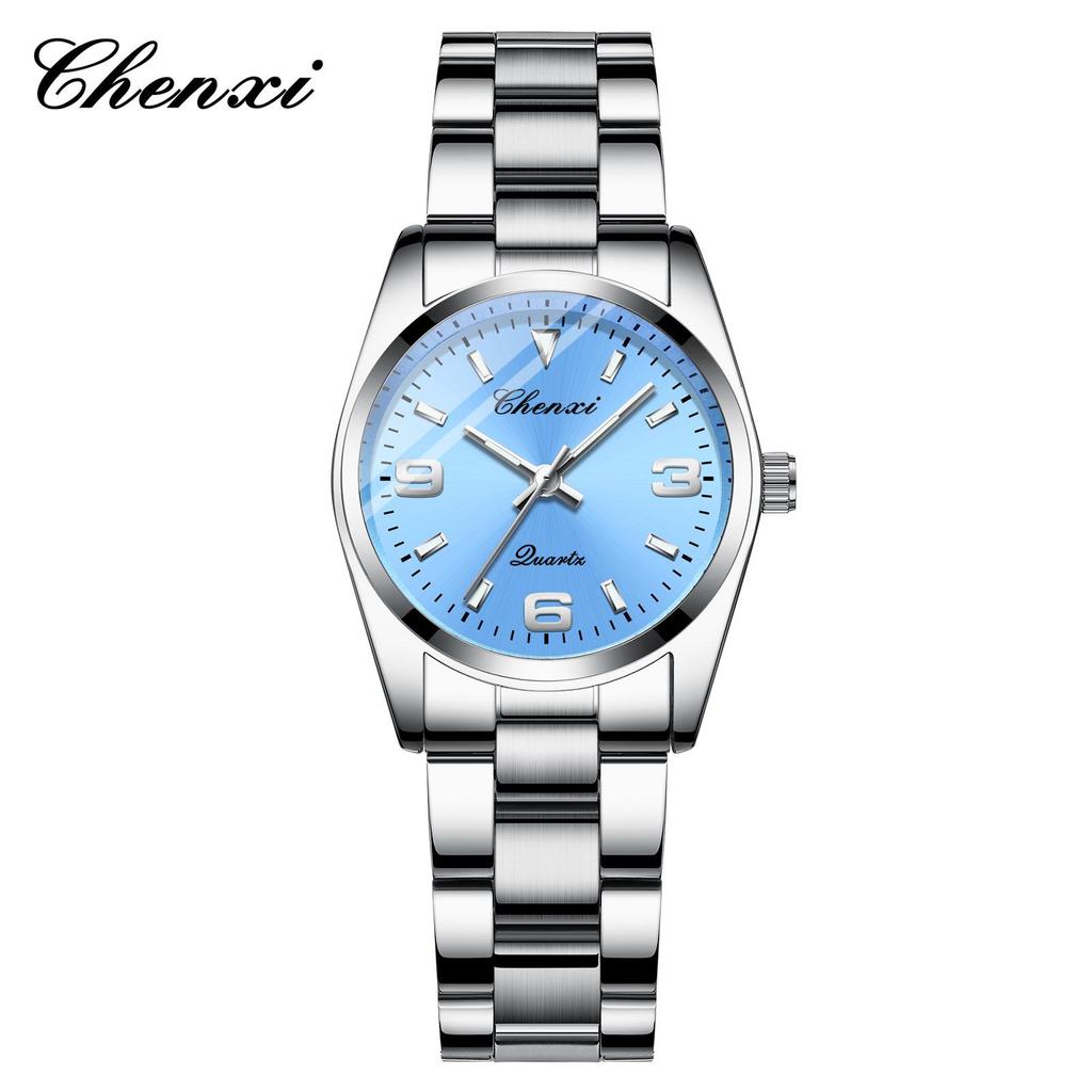 Chenxi Luminous Waterproof Couple Watches - Men's and Women's Watch Set