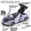 1/32 Scale BYD Look Up U9 Pure Electric Performance Supercar Alloy Diecast Model Car Car Central Control Display Ornaments Decorations