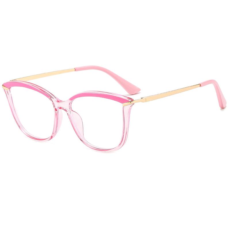 Champagne Cat Eye Prescription Glasses 0 -0.5 -0.75 To -6.0 Astigmatism Blue Light Blocking Women Minus Diopter Eyewear
