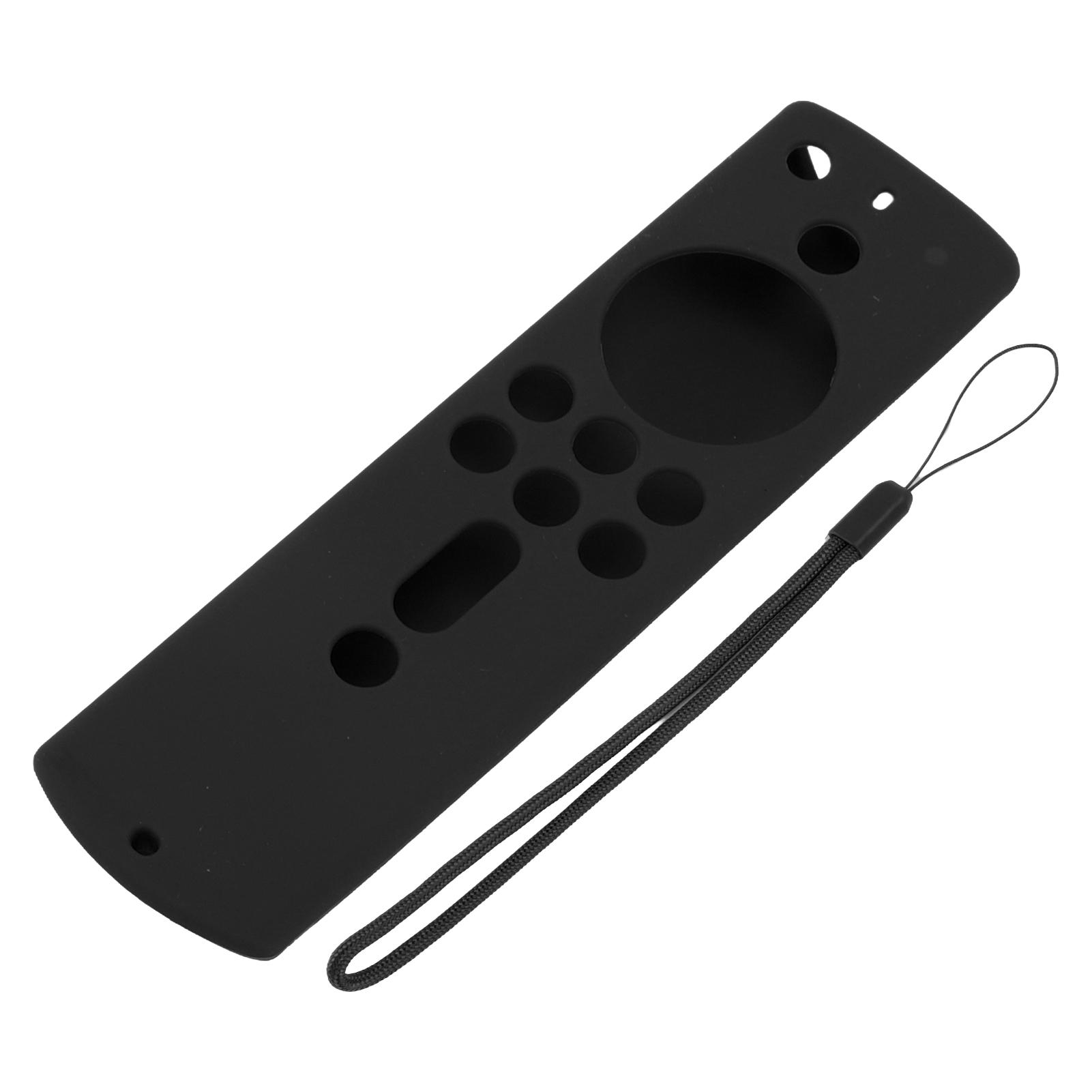 

Силиконовый защитный чехол для пульта дистанционного управления Fire TV Stick 4K 2018, противоударный, противоскользящий, защитный чёрный