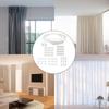 Flexible Curtain Rails 3Meter Ceiling Curtain Track with Rollers Clip Kits for Window Treatments In Homes and Offices