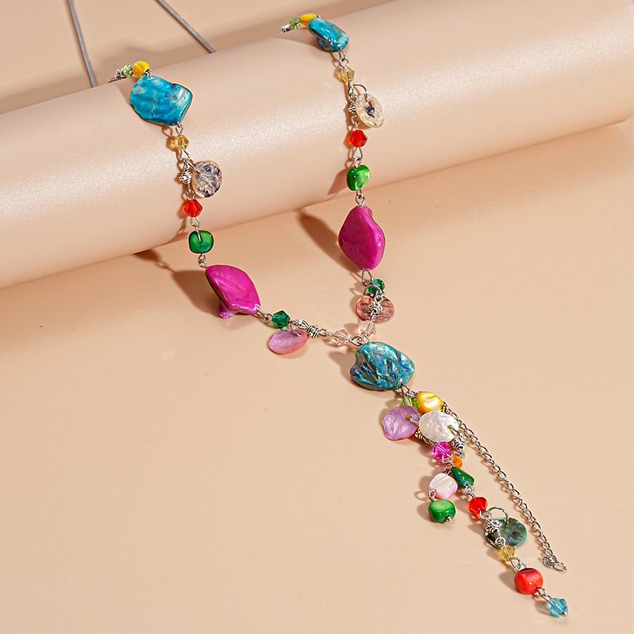 High-End Bohemian Seashell Beaded Clavicle Necklace