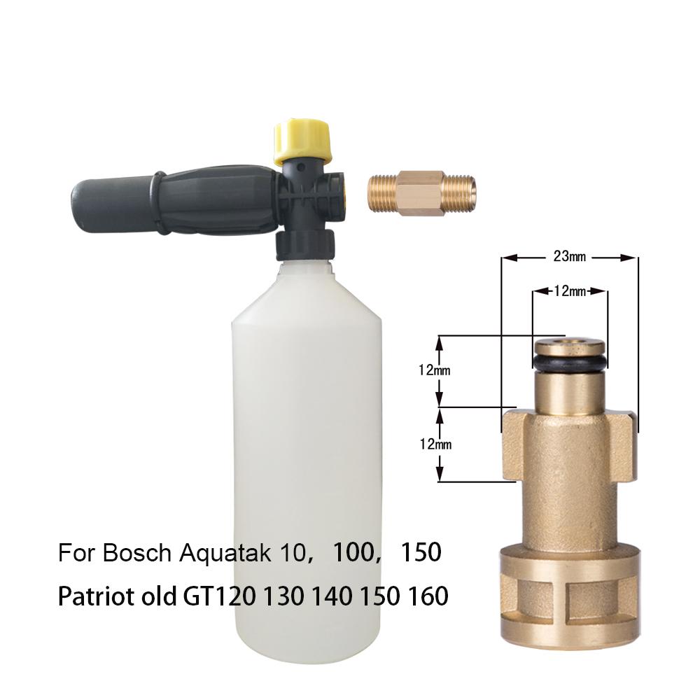 Snow Foam Lance for Lavor Huter Sterwin Karcher AR Makita Partriot Daewoo High Pressure Washer Car Wash Gun Cleaning Tool Foam