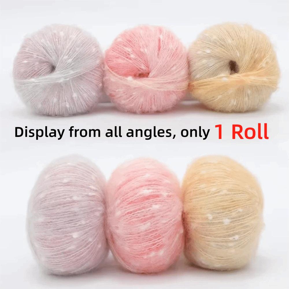 Buntes Fellgarn 50g Handstrickgarn zum Stricken von Pullovern Schals Decken Handarbeiten