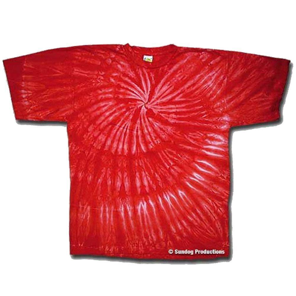 Sundog Red Sport Swirl Tie-Dye T-Shirt XXXL