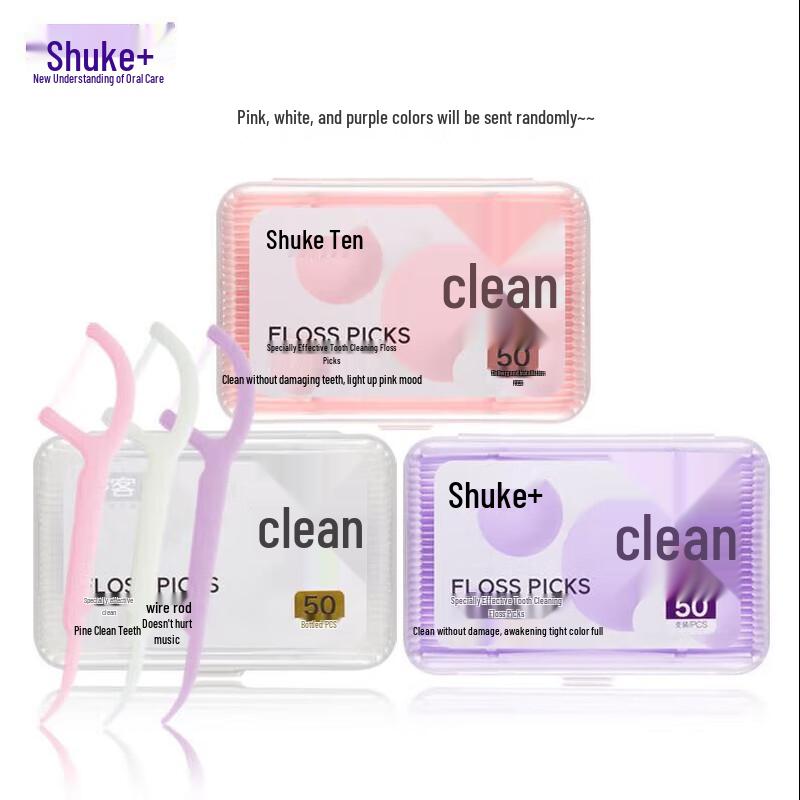 Shuke Tough Dental Floss Picks, 150 Count