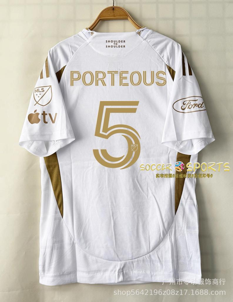 2627 Los Angeles Trikot LAFC schwarz und gold Heimtrikot Nr. 7 Sun Xingmin SOHN Nr. 9 Giroud Fußballtrikot