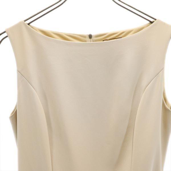 DAISY LIN for FOXEY made in Japan No sleeve one piece 38 beige belt Women Used