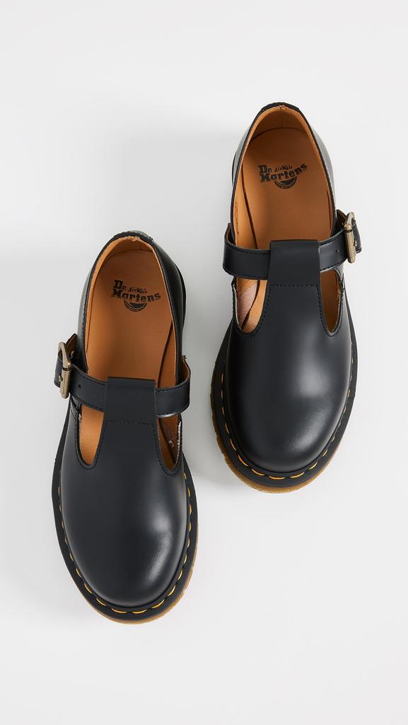 Řemínkové boty Polley Mary Jane Černé UK 4 [Dr. Martens] [CORE T-Bar Dámské (23 cm)