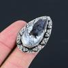 Womens Day Sale Sterling Silver Dendrite Opal Gemstone Handmade Ethnic Ring US 7