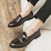 Men's Shoes Large Size New Loafers Fashionable Men's Casual Leather Shoes Trendy British Style Doudou Shoes