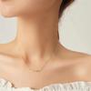 S925 Sterling Silver Necklace for Women Niche Design Simple Elegant Ring Clavicle Chain