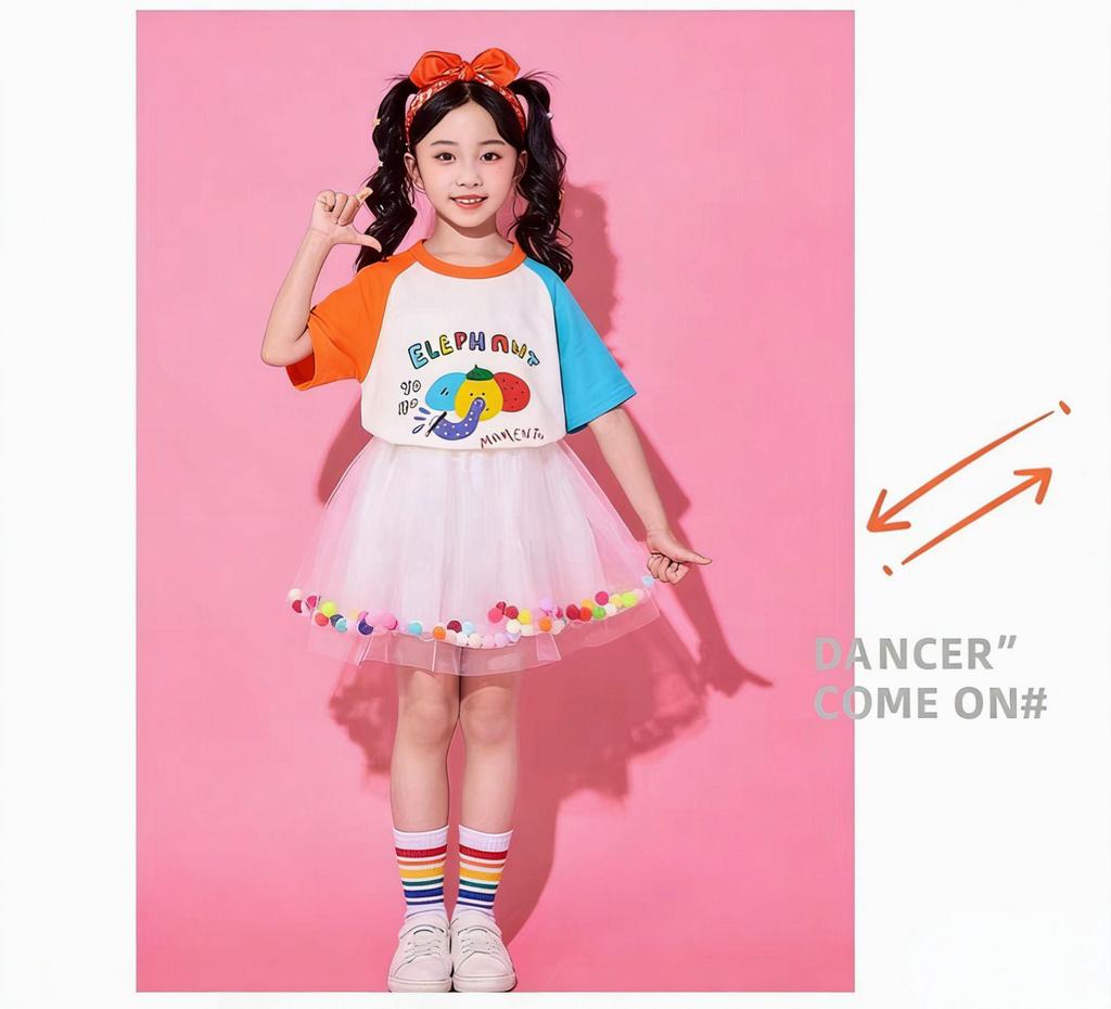 Children's Performance Costumes: Boys' and Girls' Cheerleading and Large Chorus Dance Outfits, Graduation Photo Attire, Class Uniforms