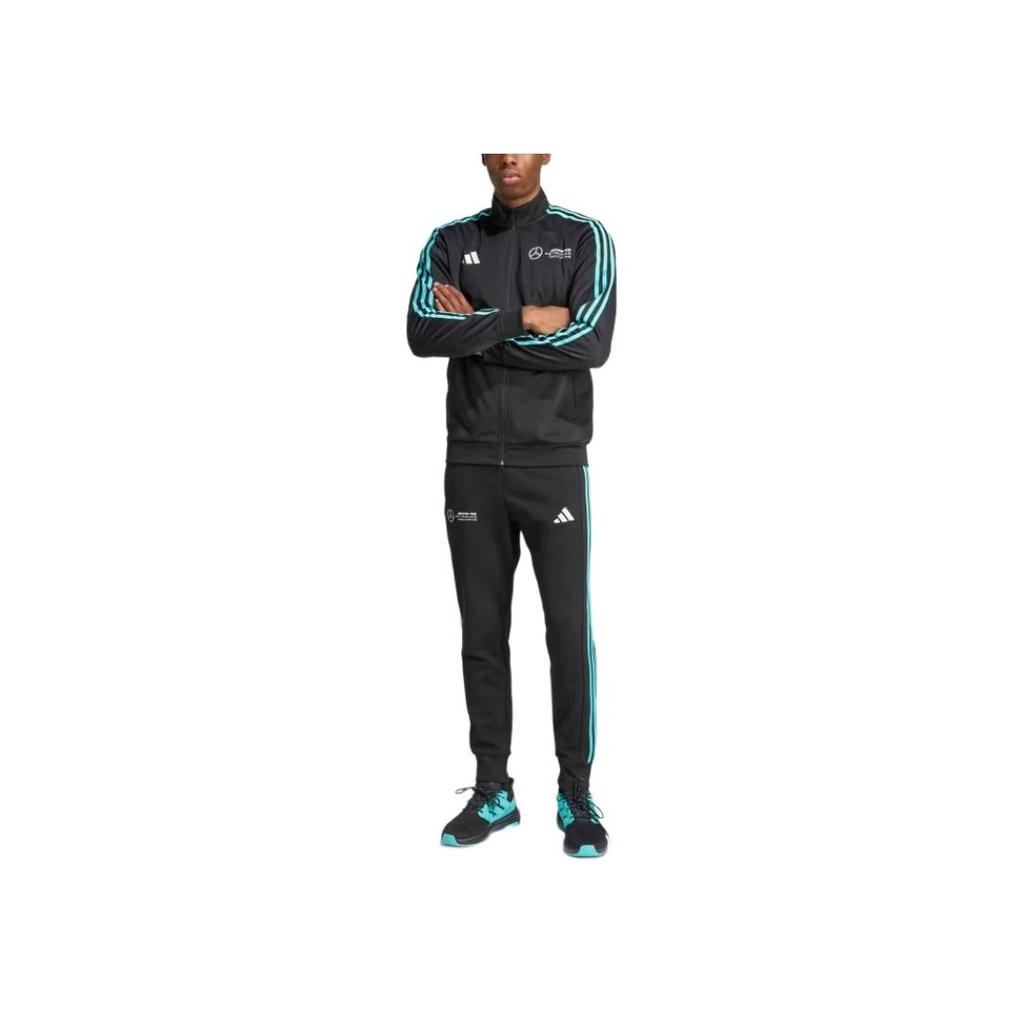 adidas Mercedes AMG Petronas Formula Team Dna Φούτερ Track Μαύρο/Λευκό Ανδρικό Streetwear JV5355