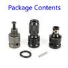 3pcs 1/2 inch Hex Drill Chuck Socket Adapter Converter Tool For  Wrench