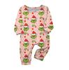 Christmas Prints Family Matching Long Sleeve Tops+Parhts Set Family Matching Sets