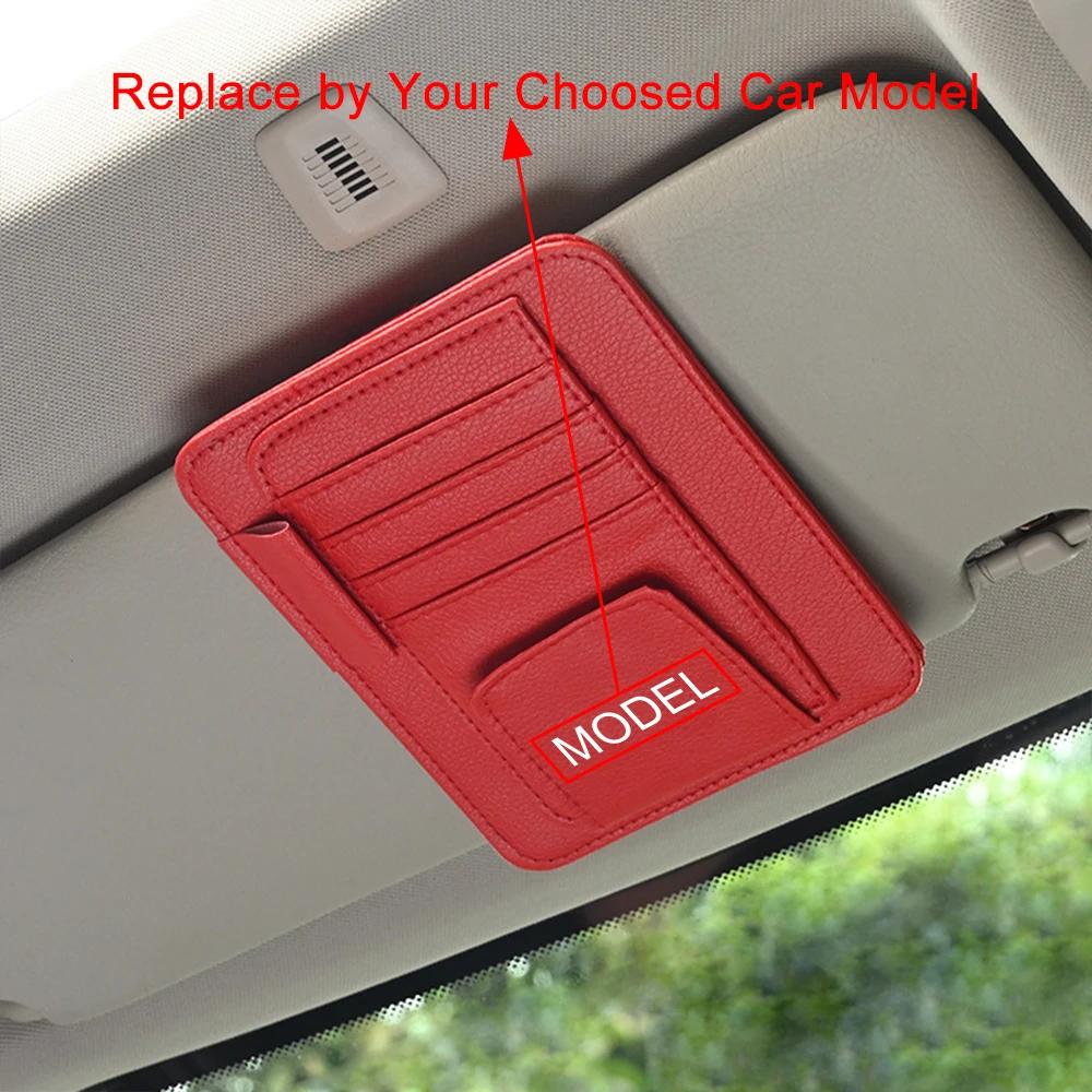 For Cadillac ATS CTS Escalade STS CT6 XT4 SRX XTS CT4 EXT BLS CT5 SLR SLS XLR Car Sun Visor Storage Clip Auto Accessories AGW1