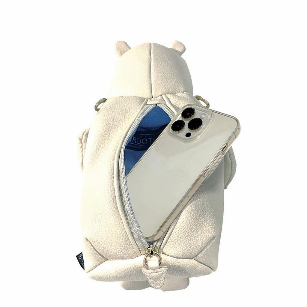 1155 Animal Mini Shoulder Bag EU With Fun Fun Animal Polar [Routeto] (01 Bear)