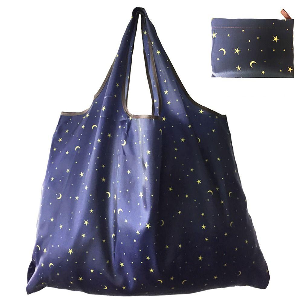 Large Capacity Shopping Bag Heavy Duty Tote Pouch Foldable Recycle Bag  Groceries