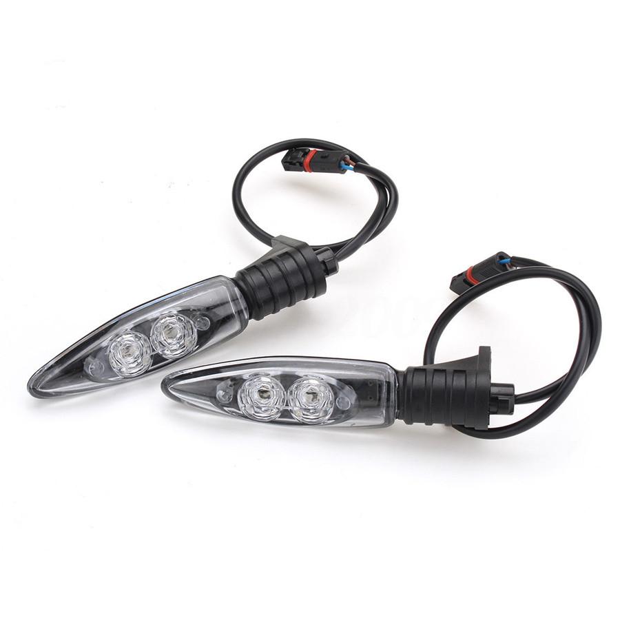Pair LED Turn Signal Indicator Light For BMW S1000RR R1200GS HP4 F800GS R1200R
