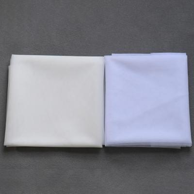 White Bridal Veil with Beadwork Flower Designs Single Layer Tulle Bride Veil for Wedding Ceremony and Engagement Parties