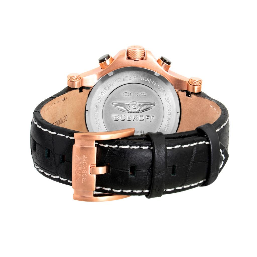 BOBROFF BF1001M15 Watch. Quartz, Color Black. Man.