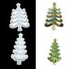 Diy Crystal Drop Glue Aromatherapy Gypsum Abrasive Three-dimensional Christmas Tree Decor Ornament Pendant Silicone Mold